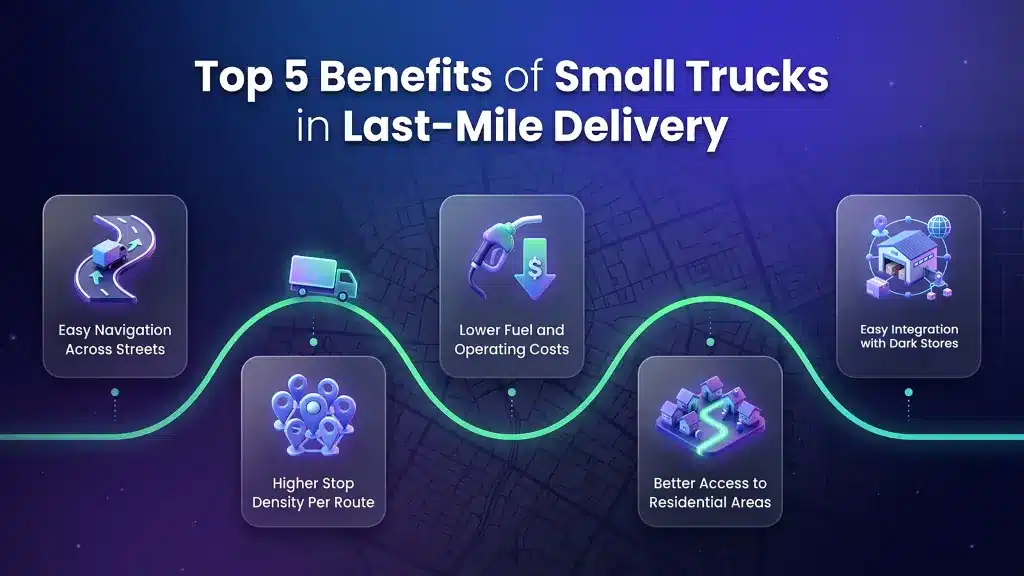 Top 5 Benefits of Small Trucks in Last-Mile Delivery