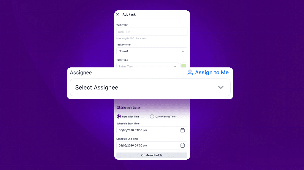 Assign To Me Shortcut in Mobile View