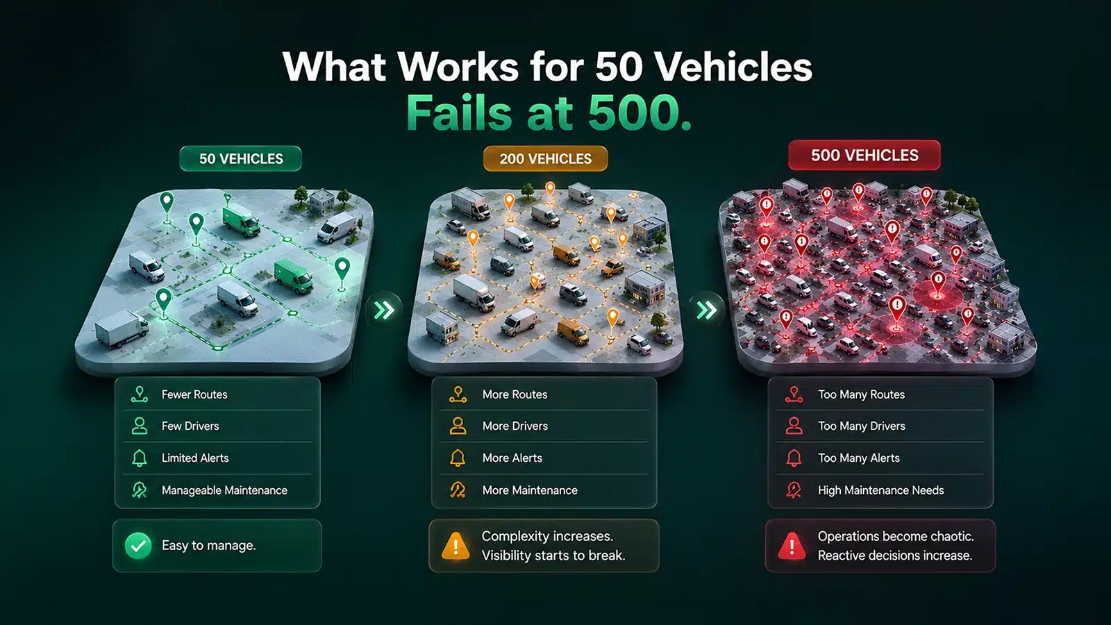 Challenges of Enterprise Fleet are Different from Smaller Fleet