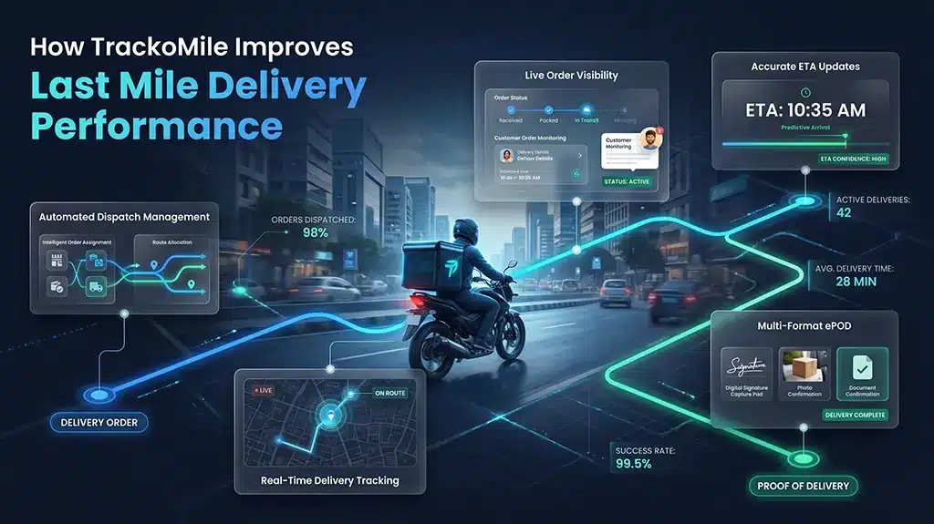 How TrackoMile Improves Last Mile Delivery Performance