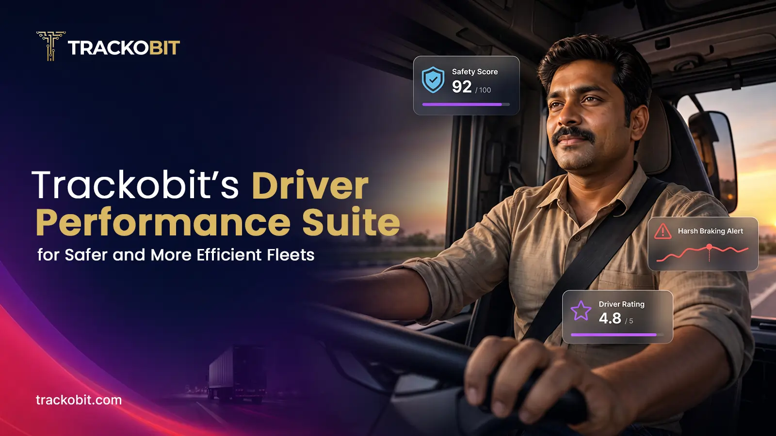 TrackoBit Driver Performance Suite for Safer and More Efficient Fleets