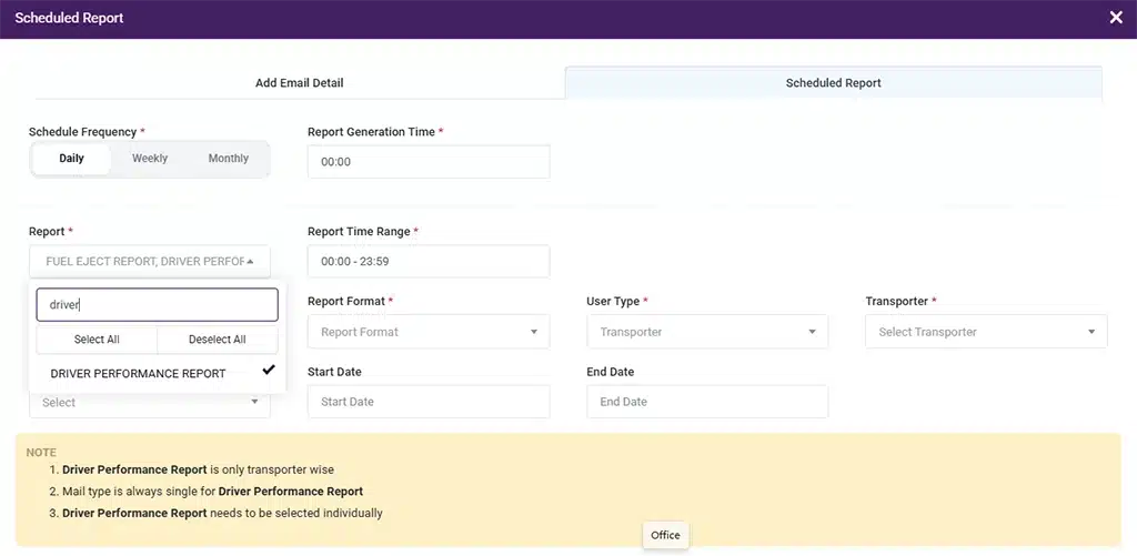 Automated DPR Report Scheduling