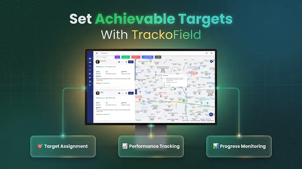 Set Achievable Targets For Sales Teams With TrackoField