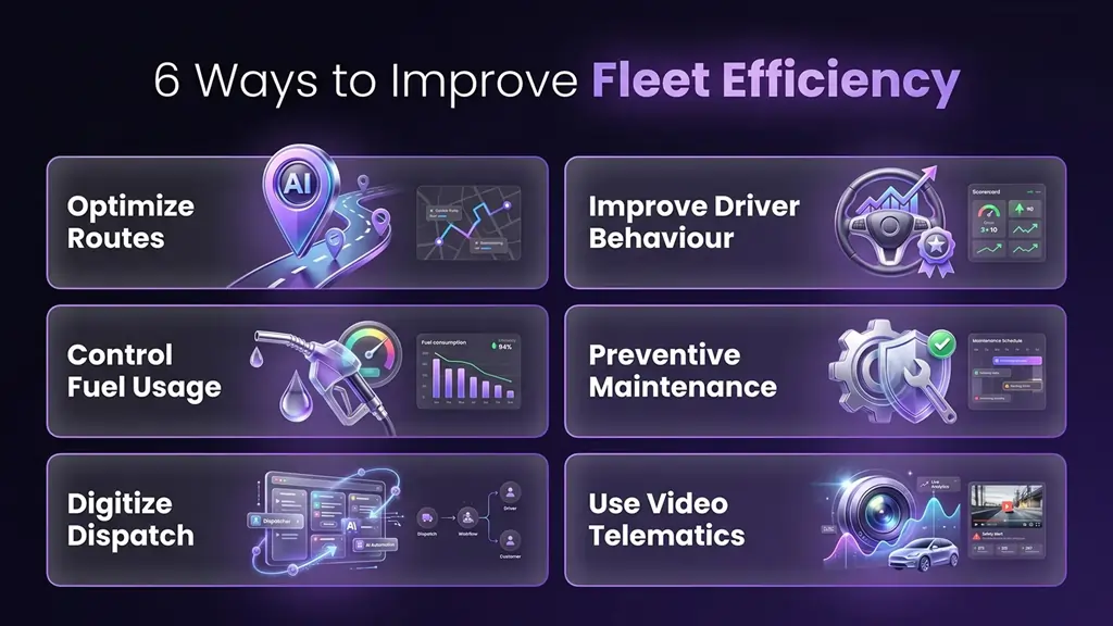 Six Practical Ways to Improve Fleet Efficiency