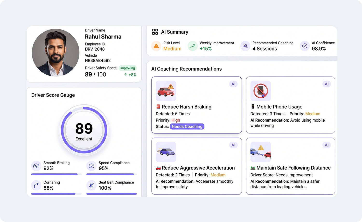 AI-Powered Driver Coaching
