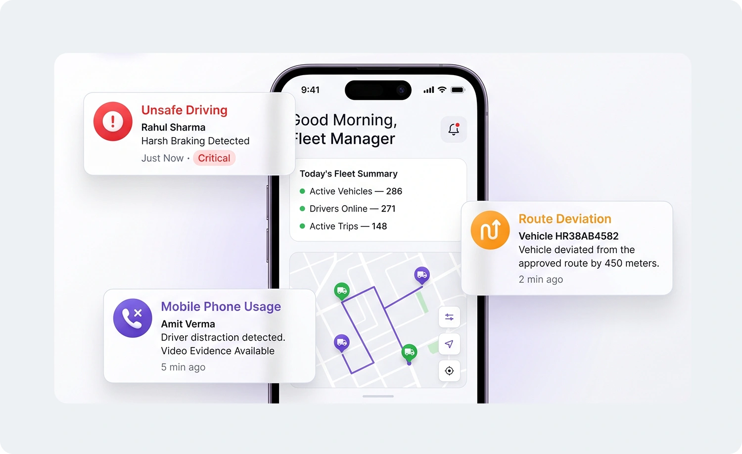 Real-Time Fleet Alerts and Notifications