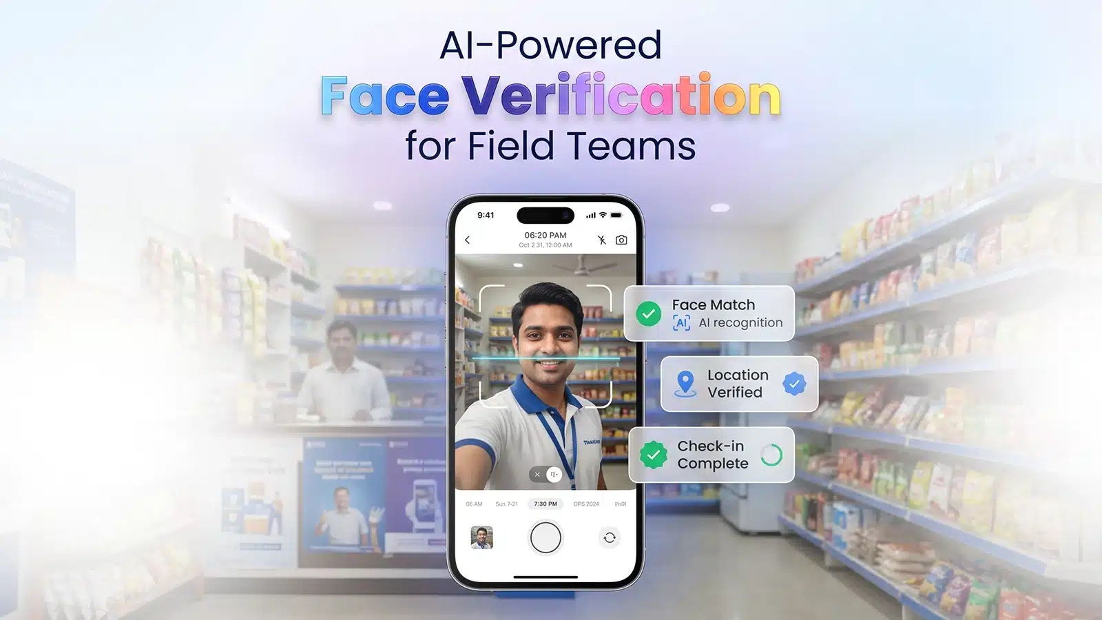 AI-Powered Face Verification for Field Teams AI-Powered Face Verification for Field Teams