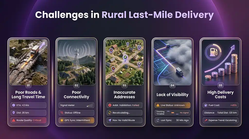 Challenges in Rural Last Mile Delivery