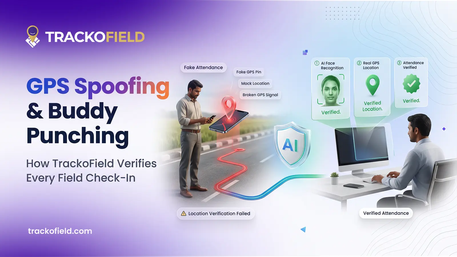 GPS Spoofing and Buddy Punching in Field Teams