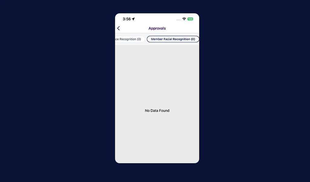 If the hierarchy is set and the approval is given, then a separate tab is visible under the approvals module