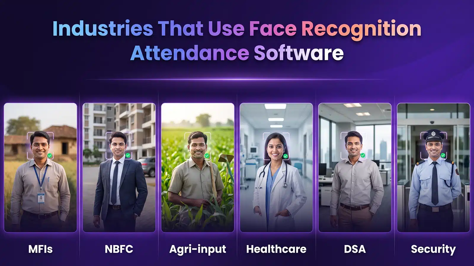 Industries That Use Face Recognition Attendance Software Industries That Use Face Recognition Attendance Software