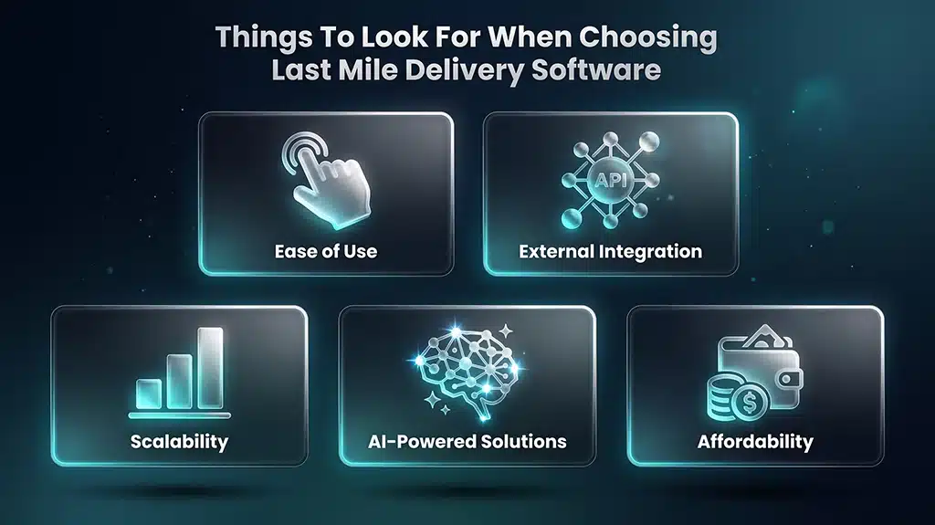 Things To Look For When Choosing Last Mile Delivery Software Things To Look For When Choosing Last Mile Delivery Software