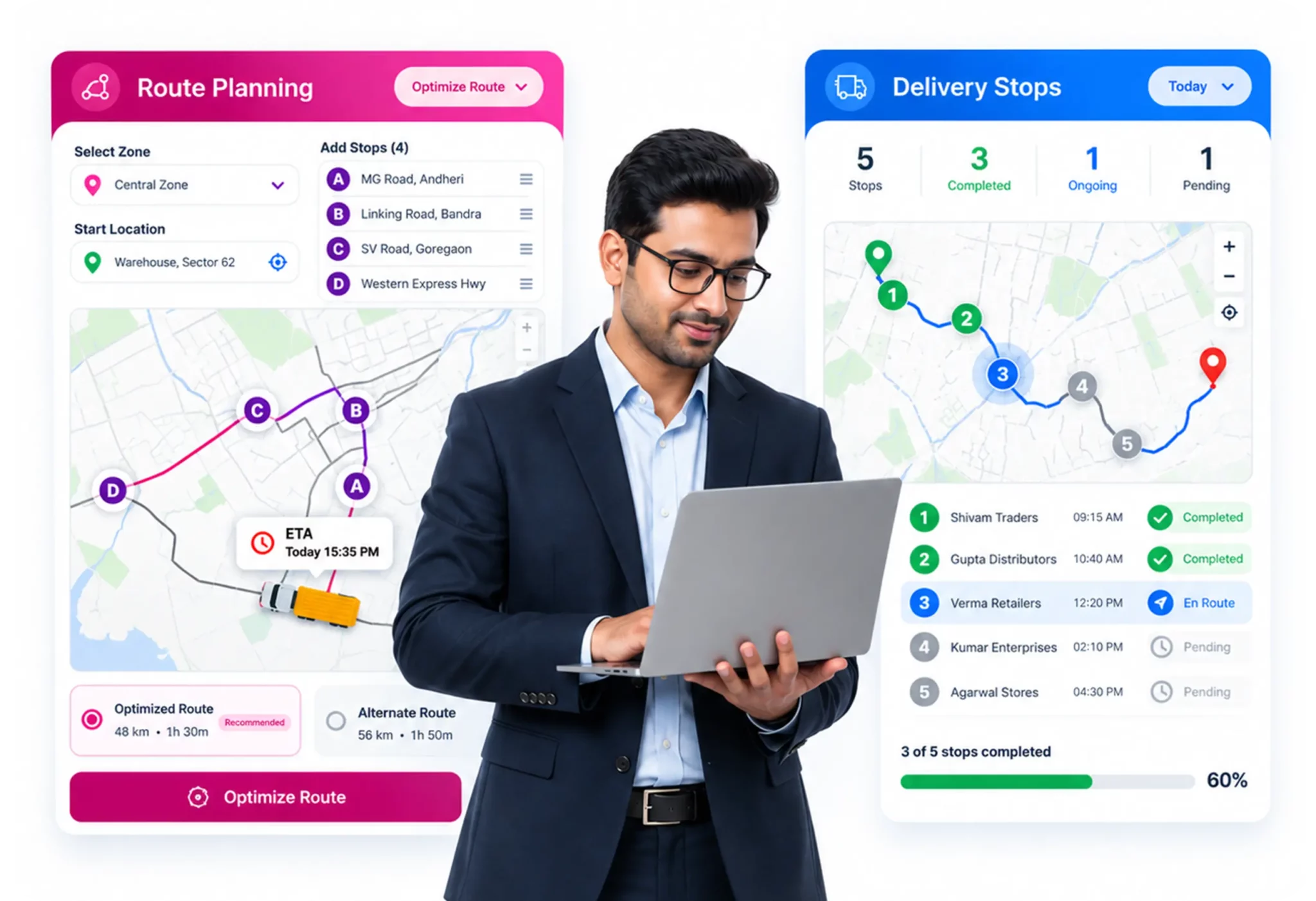 Route Planning Software for Efficient Operations