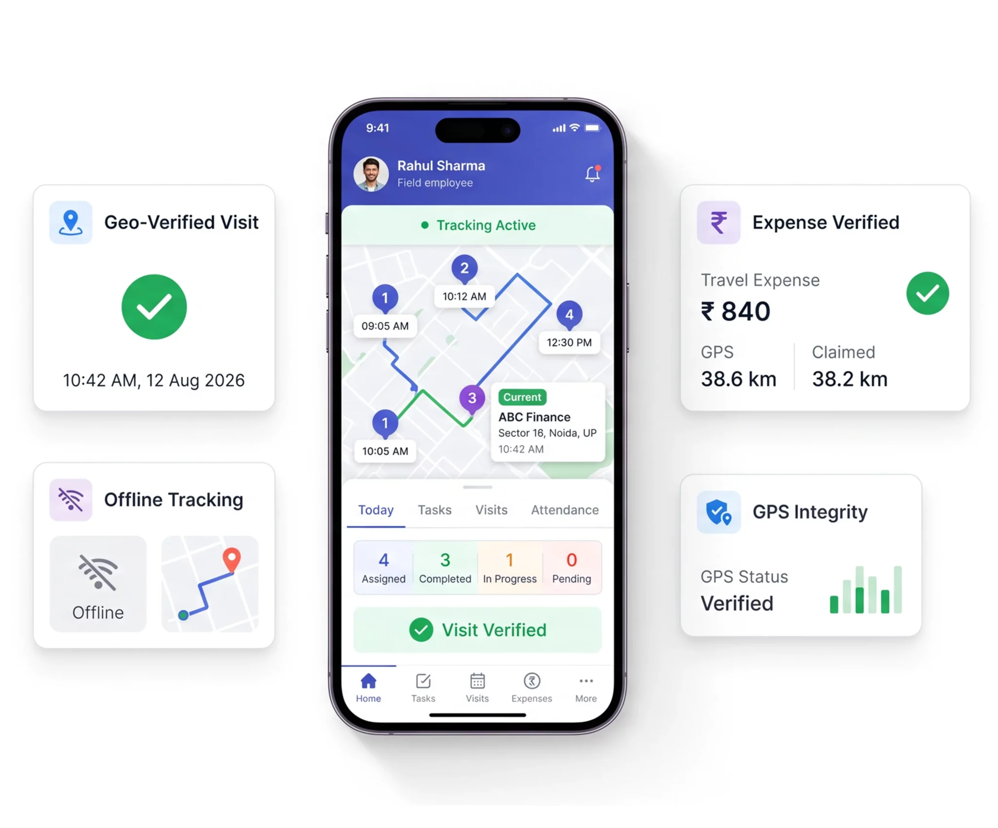 Mobile GPS Location Tracker App