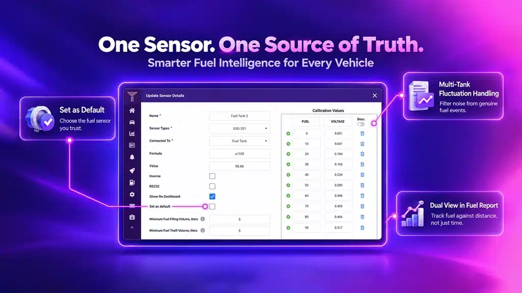 One trusted sensor. Clearer fuel intelligence. 