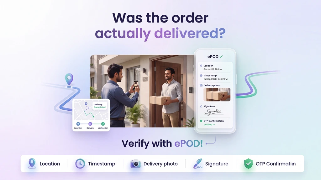 Was the order actually delivered Was the order actually delivered