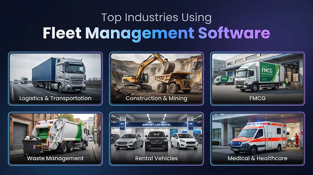 Industries Using Fleet Management Software 