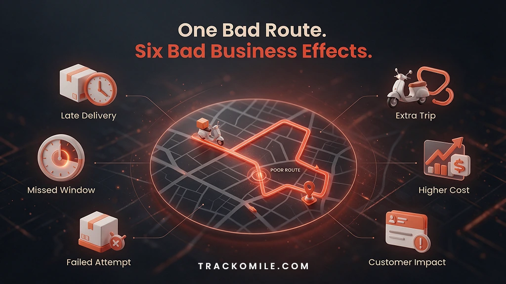 How Bad Routing Affects How Bad Routing Affects Delivery Operations