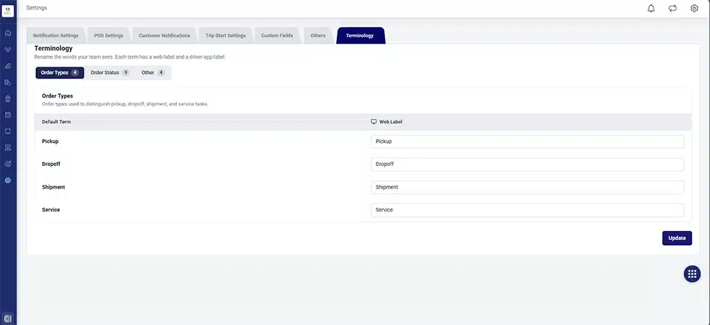 Customise order status labels to match your operations Customise order status labels to match your operations