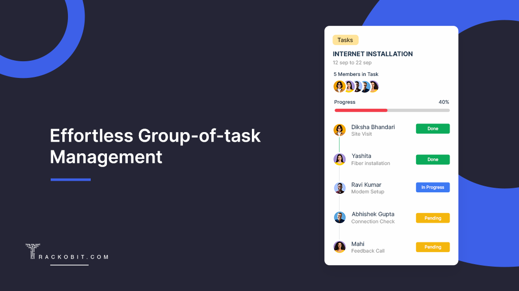 Effortless Group of Tasks Management