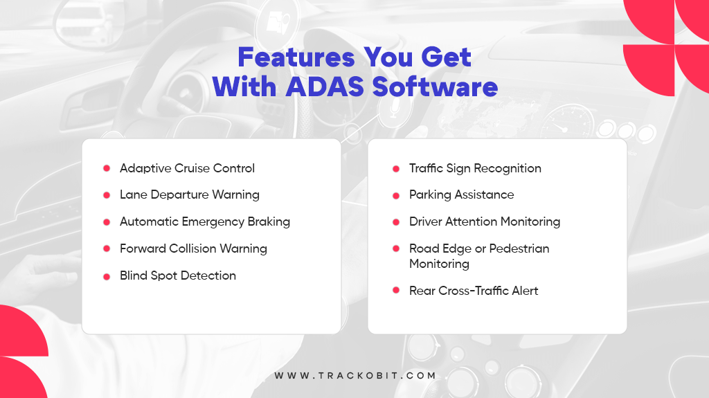 Features You Get With ADAS Software