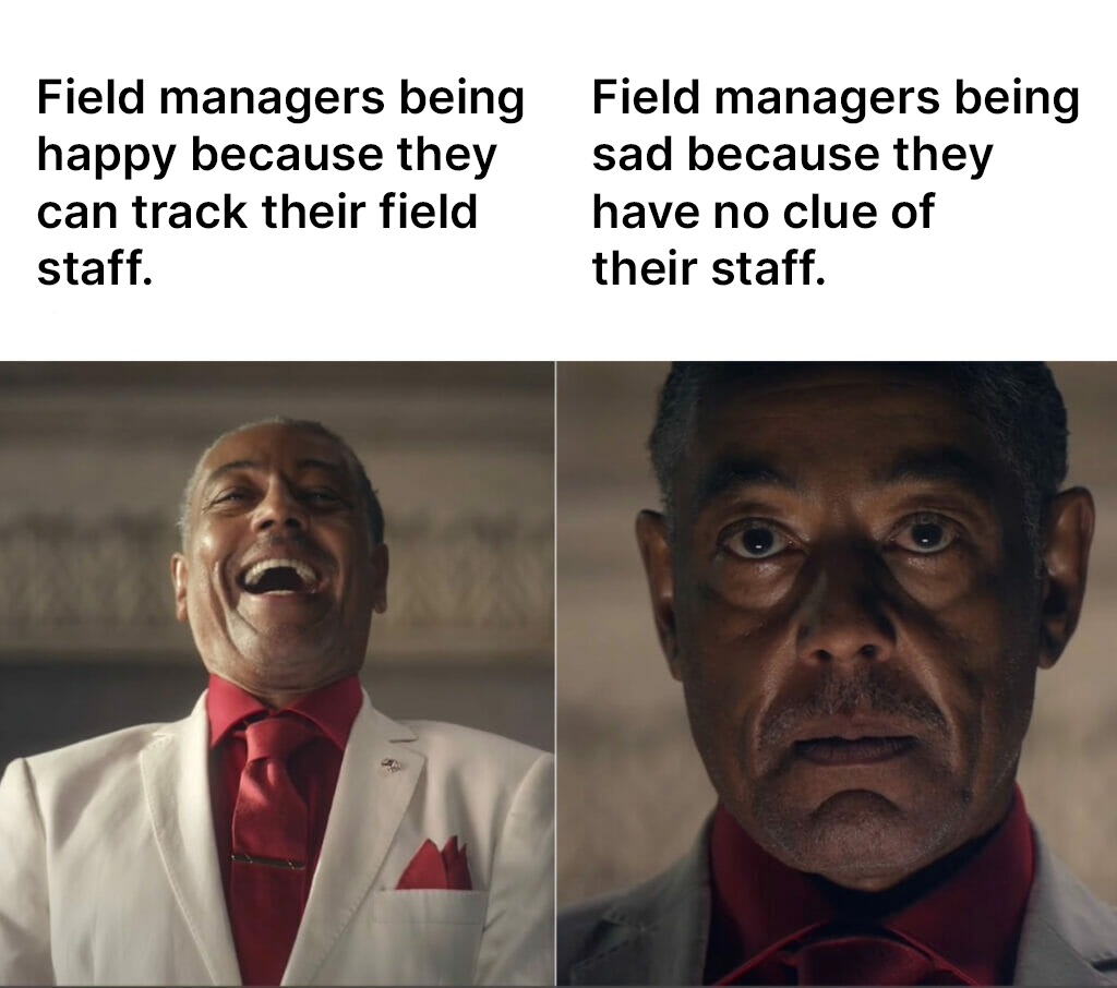 Field managers being happy and sad