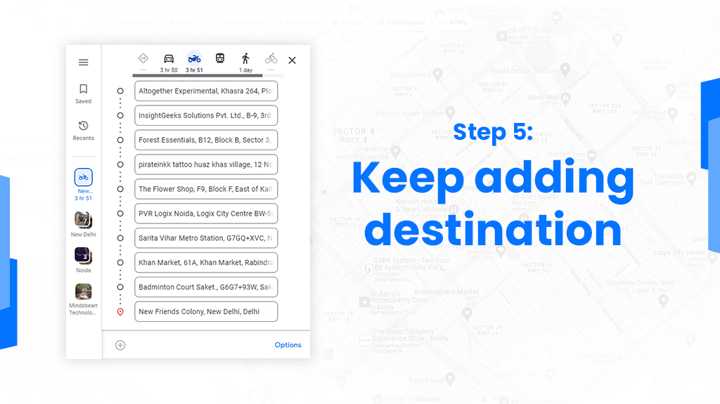 Keep Adding Destination