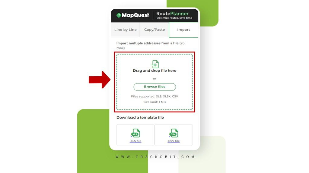 Mapquest route planner
