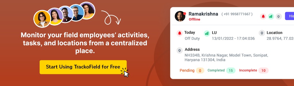 Monitor your employees’ activities, tasks, and locations