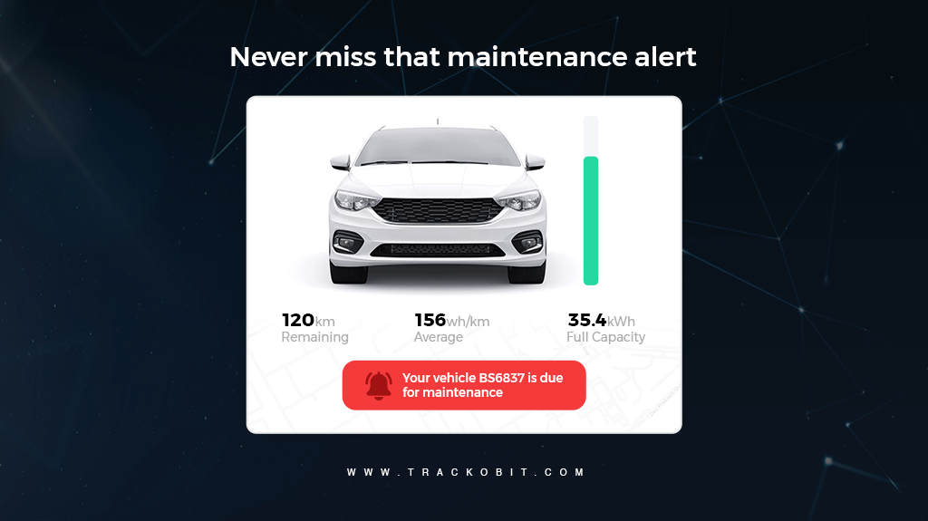 Never miss that maintenance alert