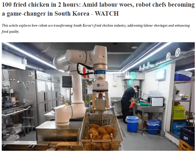 Food delivery trends - robotic chefs