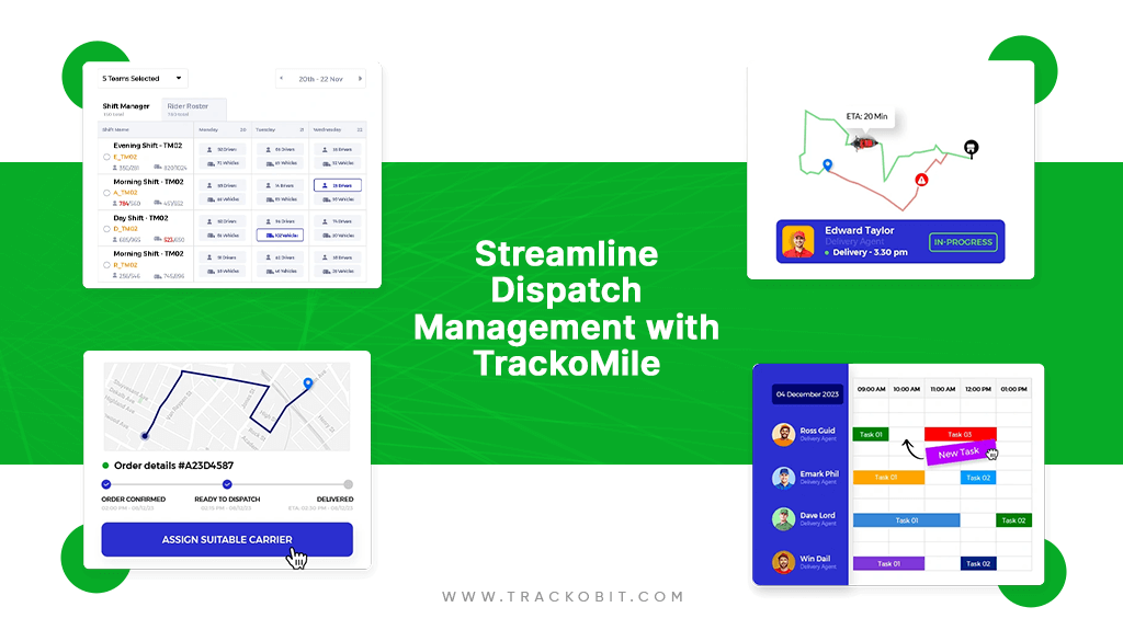 Streamline Dispatch Management with TrackoMile