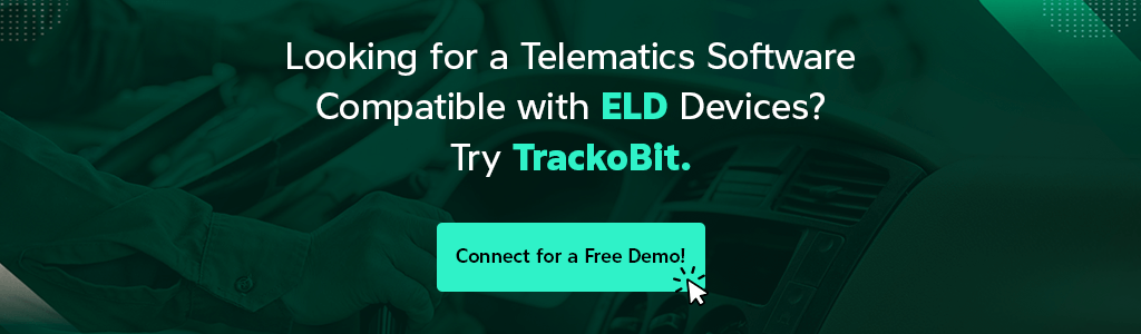 Telematics software compatible with ELD Devices