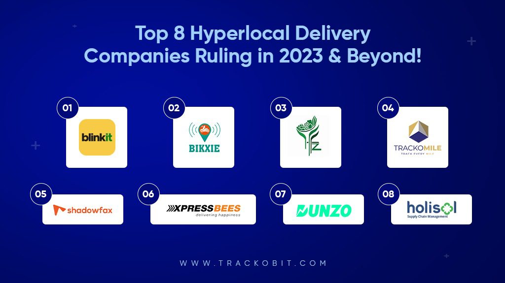 Top 8 Hyperlocal delivery Companies Ruling in 2023