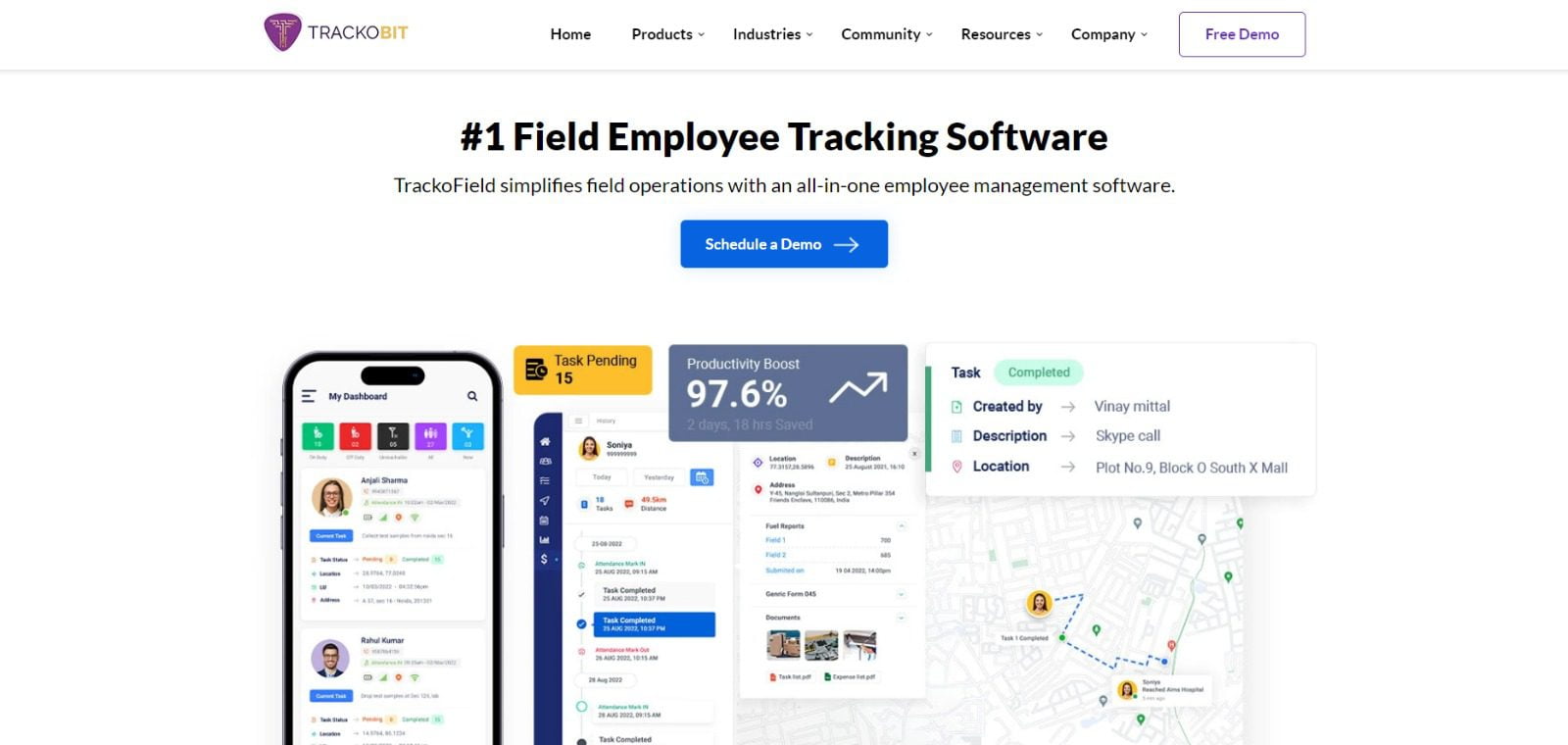 TrackoField -Employee Tracking Software