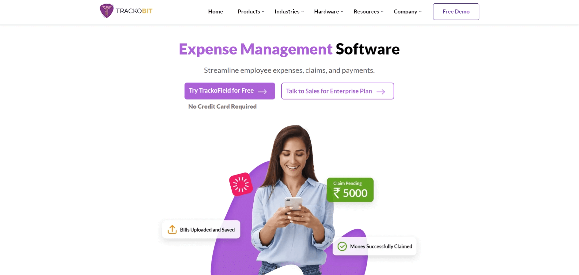 TrackoField Expense Management Software