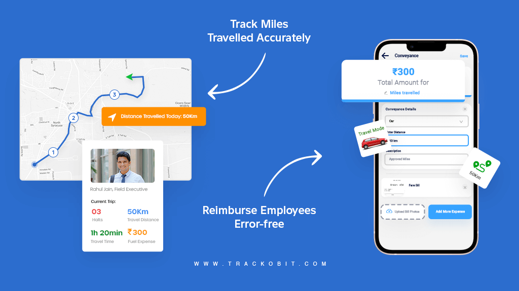 TrackoField - Track Miles Travelled Accurately