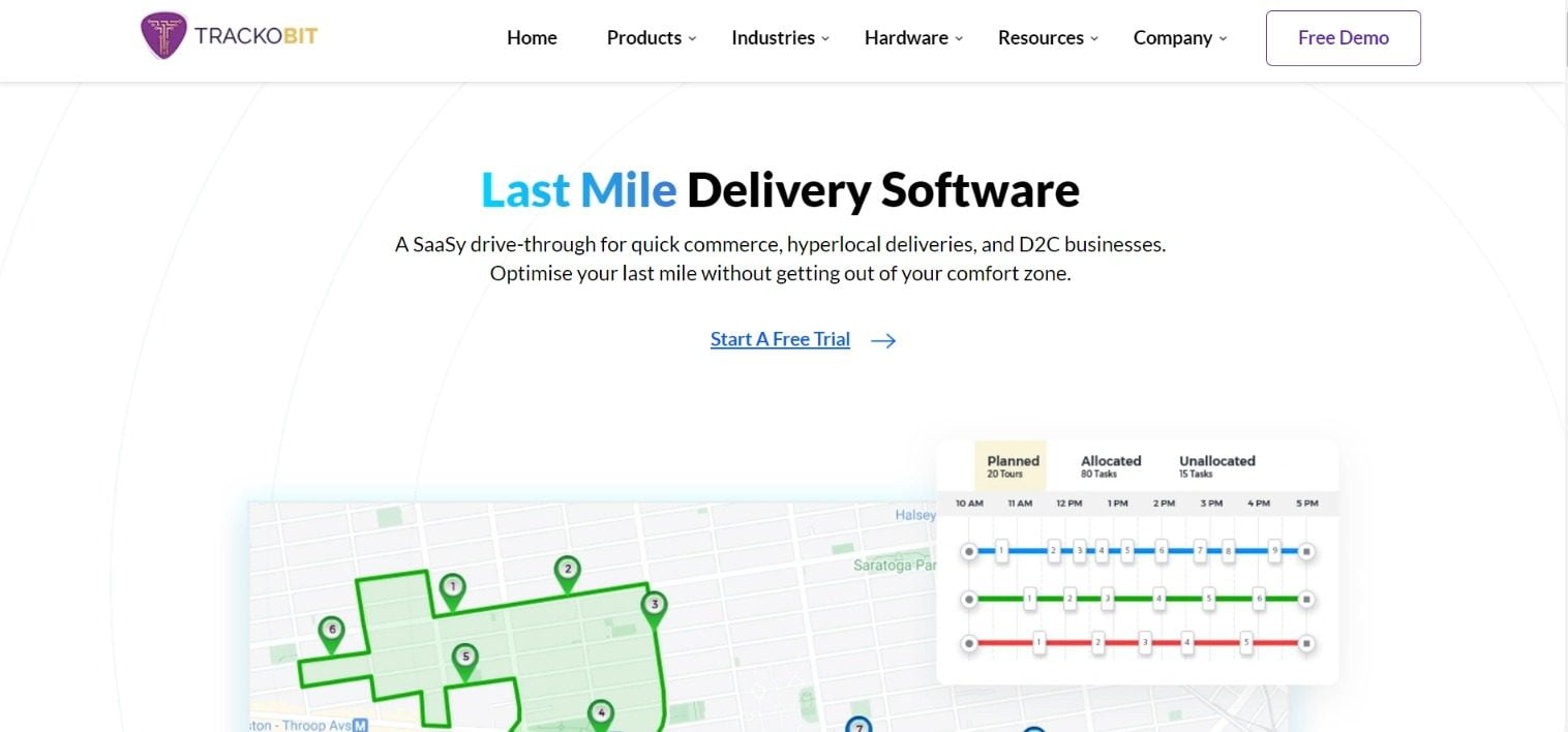 TrackoMile Last mile Delivery Software