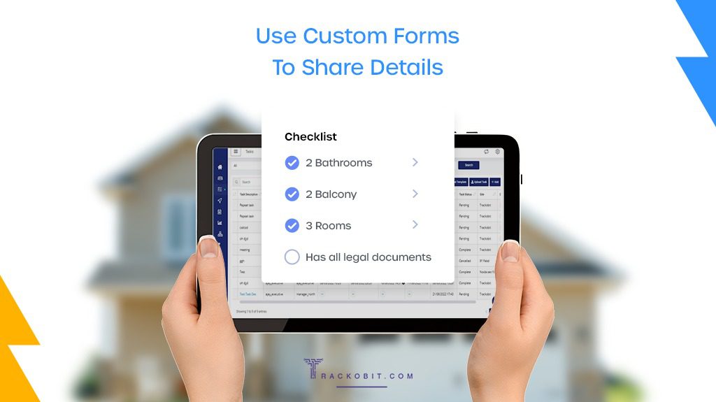 Use Custom Forms to share details