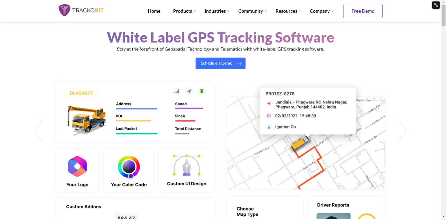 trackobit- white label gps tracking software